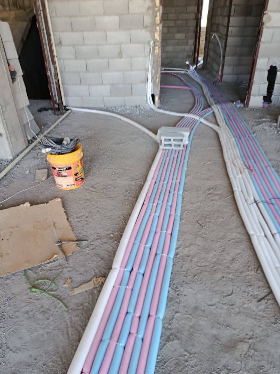 Mehrdad Building (hot and cold sewage piping)